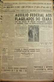 Página do jornal Correio do Ceará de março de 1951