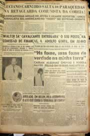 Página do jornal Correio do Ceará de março de 1951