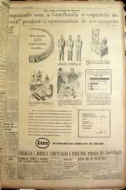 Página do jornal Correio do Ceará de março de 1951