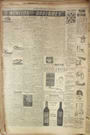 Página do jornal Correio do Ceará de abril de 1951
