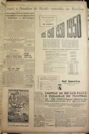 Página do jornal Correio do Ceará de abril de 1951