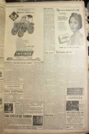 Página do jornal Correio do Ceará de abril de 1951