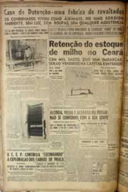 Página do jornal Correio do Ceará de abril de 1951