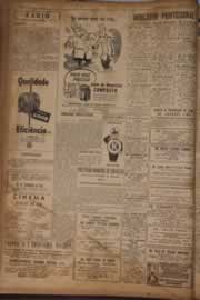 Página do jornal Correio do Ceará de maio de 1951