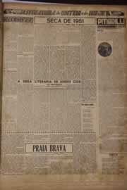 Página do jornal Correio do Ceará de maio de 1951