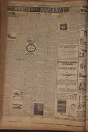 Página do jornal Correio do Ceará de maio de 1951