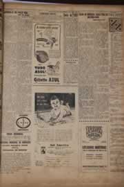 Página do jornal Correio do Ceará de maio de 1951