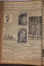 Página do jornal Correio do Ceará de maio de 1951