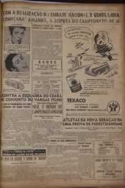 Página do jornal Correio do Ceará de maio de 1951