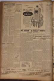 Página do jornal Correio do Ceará de maio de 1951