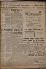 Página do jornal Correio do Ceará de maio de 1951