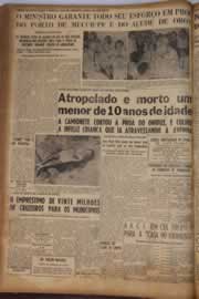 Página do jornal Correio do Ceará de maio de 1951