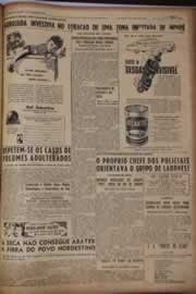Página do jornal Correio do Ceará de maio de 1951