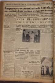 Página do jornal Correio do Ceará de maio de 1951