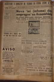 Página do jornal Correio do Ceará de maio de 1951