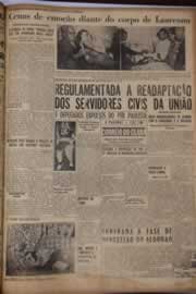 Página do jornal Correio do Ceará de junho de 1951