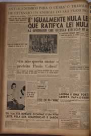 Página do jornal Correio do Ceará de junho de 1951