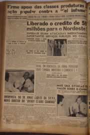 Página do jornal Correio do Ceará de junho de 1951