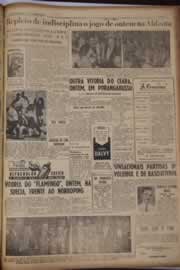 Página do jornal Correio do Ceará de junho de 1951