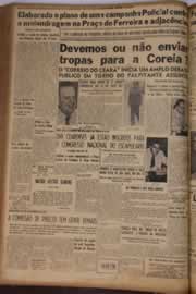 Página do jornal Correio do Ceará de junho de 1951