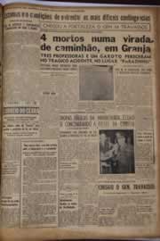 Página do jornal Correio do Ceará de junho de 1951