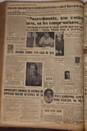 Página do jornal Correio do Ceará de junho de 1951