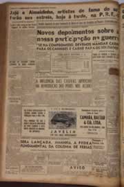 Página do jornal Correio do Ceará de junho de 1951