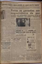 Página do jornal Correio do Ceará de julho de 1951