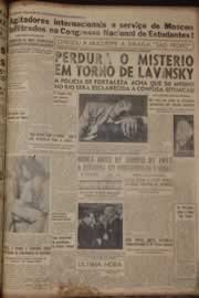 Página do jornal Correio do Ceará de agosto de 1951