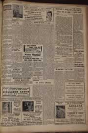 Página do jornal Correio do Ceará de agosto de 1951