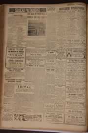 Página do jornal Correio do Ceará de agosto de 1951