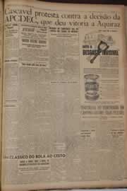 Página do jornal Correio do Ceará de agosto de 1951