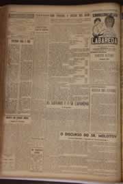 Página do jornal Correio do Ceará de agosto de 1951