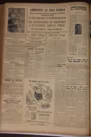 Página do jornal Correio do Ceará de agosto de 1951