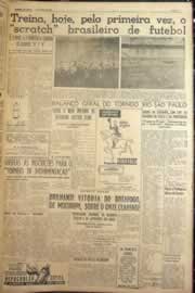Página do jornal Correio do Ceará de abril de 1952