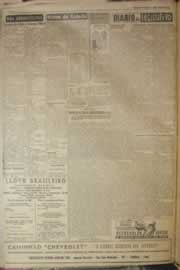 Página do jornal Correio do Ceará de abril de 1952