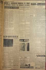 Página do jornal Correio do Ceará de abril de 1952