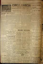 Página do jornal Correio do Ceará de abril de 1952