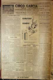 Página do jornal Correio do Ceará de abril de 1952