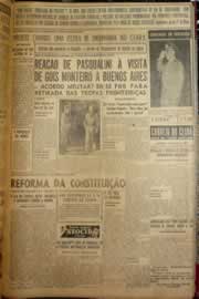 Página do jornal Correio do Ceará de abril de 1952
