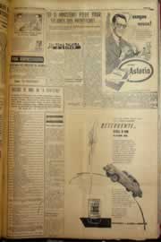 Página do jornal Correio do Ceará de abril de 1952
