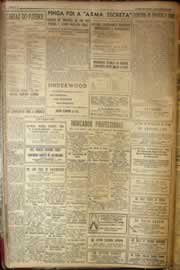 Página do jornal Correio do Ceará de abril de 1952