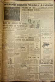 Página do jornal Correio do Ceará de abril de 1952