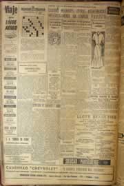 Página do jornal Correio do Ceará de abril de 1952