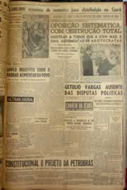 Página do jornal Correio do Ceará de abril de 1952