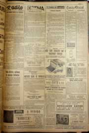 Página do jornal Correio do Ceará de abril de 1952