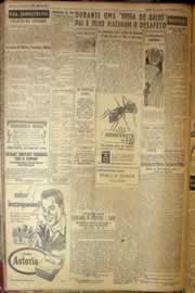 Página do jornal Correio do Ceará de abril de 1952