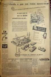 Página do jornal Correio do Ceará de abril de 1952