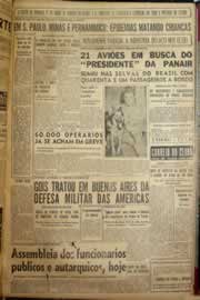 Página do jornal Correio do Ceará de abril de 1952