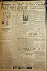Página do jornal Correio do Ceará de maio de 1952